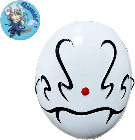 Rimuru Tempest Cosplay Mask,Anime Cosplay Mask with Pin for Halloween in Saudi Arabia