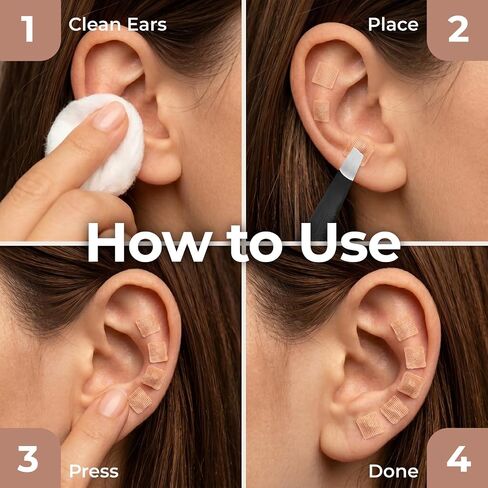 1200-Piece Ear Seeds Kit – Natural Vaccaria Seeds for Auricular Acupressure – Complete Reflexology Set with Acupuncture Pen, Tweezers & Ear Chart – Non-Invasive Self-Adhesive Beads for Wellness in Saudi Arabia