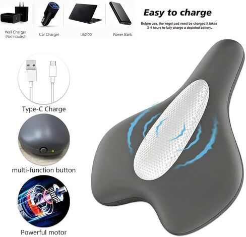 Kegel Exercise Device for Men, Sit-On-Top Kegel Exerciser,Used for Bladder Support Tightening and strengthening Muscle Control Training, Strengthening Endurance of gluteal Muscles（Grey） in Saudi Arabia