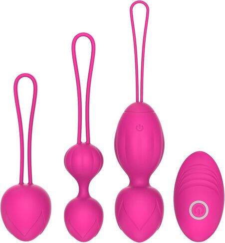 Pelvic Floor Trainer for Women, 3 Silicone Kegel Balls, Progressive Weights for Strengthening, Beginner to Advanced, Home Exercise & Daily Training in Saudi Arabia