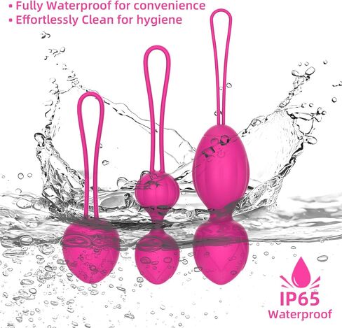 Pelvic Floor Trainer for Women, 3 Silicone Kegel Balls, Progressive Weights for Strengthening, Beginner to Advanced, Home Exercise & Daily Training in Saudi Arabia