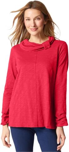 Habitat Women's Cotton Pebble Cowl Tunic - 27556 in Saudi Arabia