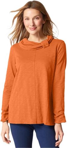 Habitat Women's Cotton Pebble Cowl Tunic - 27556 in Saudi Arabia