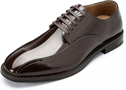 AUSTIN MILL Men’s Patent Leather Dress Shoes Tuxedo Oxford for Prom Business Casual in Saudi Arabia