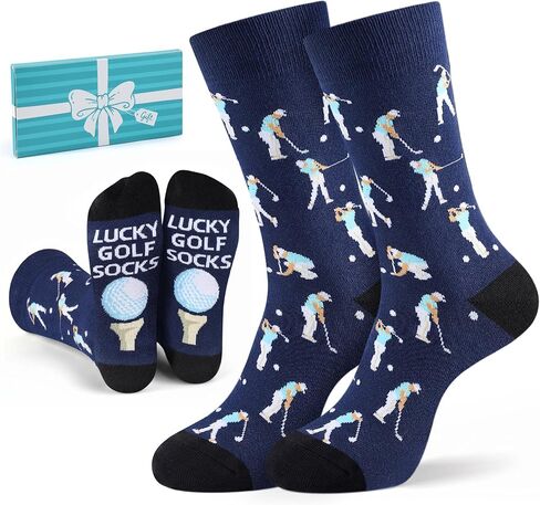 Funny Golf Socks for Men, One Size Fits Most | Hilarious Golf Gift, Great for Father's Day, Stocking Stuffers in Saudi Arabia