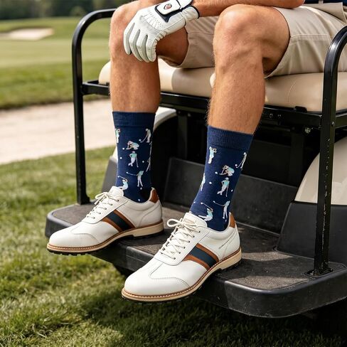 Funny Golf Socks for Men, One Size Fits Most | Hilarious Golf Gift, Great for Father's Day, Stocking Stuffers in Saudi Arabia