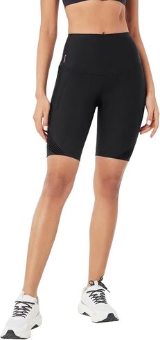 Fanka Body Sculpt 9" Biker Shorts with Side Pocket-Reversible Wear,Tummy Control Yoga Workout Shorts in Saudi Arabia