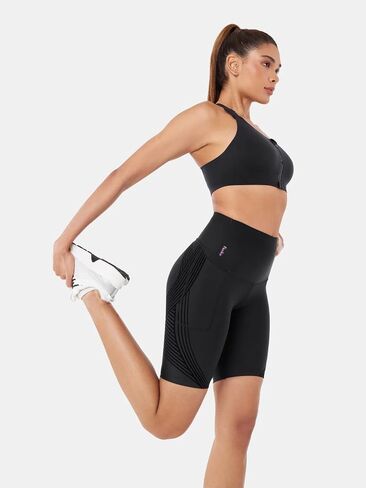 Fanka Body Sculpt 9" Biker Shorts with Side Pocket-Reversible Wear,Tummy Control Yoga Workout Shorts in Saudi Arabia