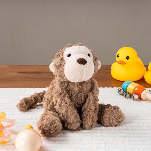 Monkey 14" 7 OZ Cute Stuffed Animals, Sensory Comfort Plush Throw Pillow Toy, Plush Toys for Stress Relief, Kawaii Plushies Hugging Toy Stuffed Monkey Gifts for Kids & Adults in Saudi Arabia