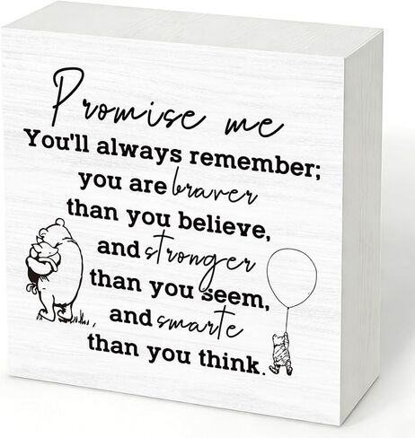 Mouse Theme Inspirational Wood Box Sign, May All Your Dreams Come True, Desk Decor for Home Office, Farmhouse Tabletop Plaque, Kawaii Gift for Friend Coworker in Saudi Arabia