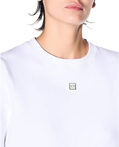 سويت شيرت نسائي من القطن والبوليستر المطاطي من Armani Exchange in Kuwait