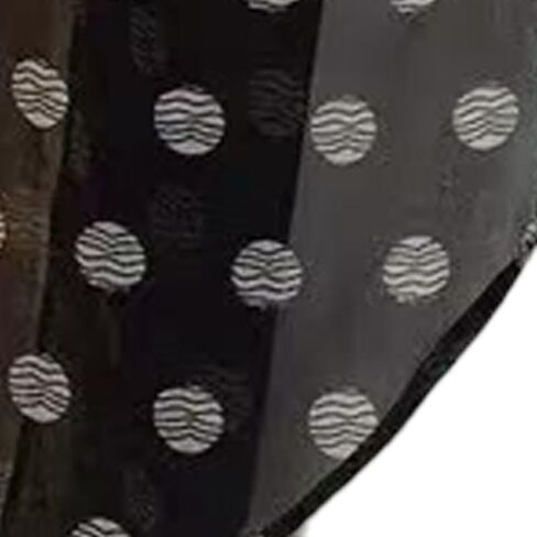 Elegant Women's Water Ripples White Polka Dot Print Long Scarf – Breathable, and Perfect for Outdoor Windproof Accessories in Kuwait