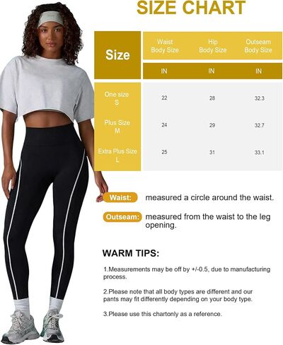 Women High Waist Contour Leggings Workout Pants for Women Gym Running Stretch Athletic Tights with Contrast Seam Design in Kuwait