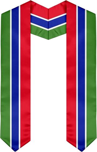 Graduation Stole Scarf International Students Graduation V Shape Stole Sash 5X72 Inch in Saudi Arabia