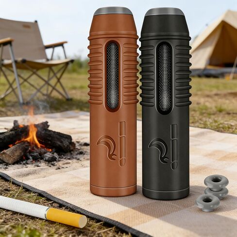 Handmade Silicone Portable Ashtray, Outdoor Car Home Office Ashtray with 5.2mm 6.8mm 7.8mm Holders in Kuwait