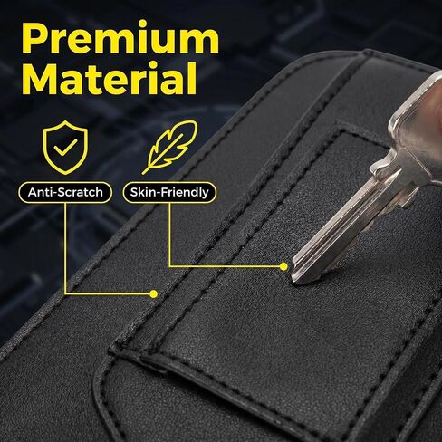 Men Underarm Holster Bag, Anti-Theft Double Shoulder Armpit Bag, Water Resistant PU Leather Hidden Chest Bag with Adjustable Strap, Hidden Phone Wallet Pocket for Travel Daily Commute Outdoor Hiking in Saudi Arabia