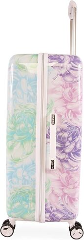 حقيبة أمتعة BEBE للسيدات ذات الجانب الصلب، زهور أرجوانية، مقاس 29 بوصة in Kuwait