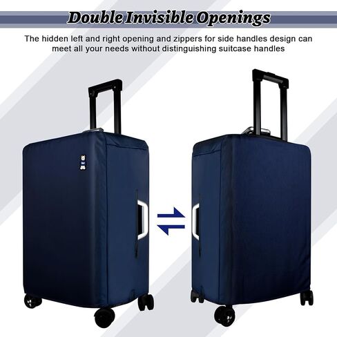 Heavy Duty Suitcase Covers for Luggage, 1080D Oxford Luggage Cover Protector for Wheeled Suitcase, High Abrasion Resistance Waterproof Dustproof Anti-scratch Tear and Puncture Resistance(30") in Saudi Arabia