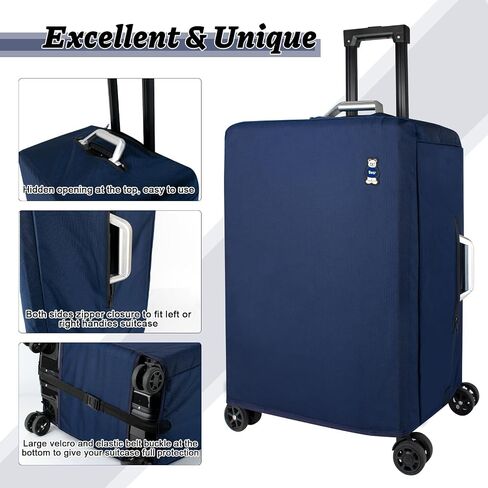 Heavy Duty Suitcase Covers for Luggage, 1080D Oxford Luggage Cover Protector for Wheeled Suitcase, High Abrasion Resistance Waterproof Dustproof Anti-scratch Tear and Puncture Resistance(30") in Saudi Arabia