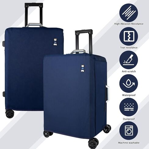 Heavy Duty Suitcase Covers for Luggage, 1080D Oxford Luggage Cover Protector for Wheeled Suitcase, High Abrasion Resistance Waterproof Dustproof Anti-scratch Tear and Puncture Resistance(30") in Saudi Arabia