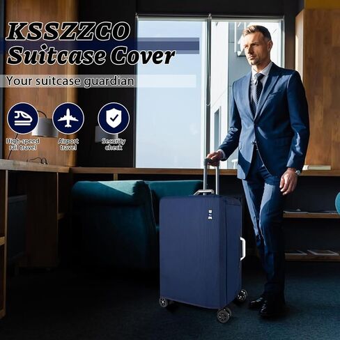 Heavy Duty Suitcase Covers for Luggage, 1080D Oxford Luggage Cover Protector for Wheeled Suitcase, High Abrasion Resistance Waterproof Dustproof Anti-scratch Tear and Puncture Resistance(30") in Saudi Arabia