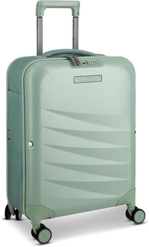 ROLLINK Foldable Mono Carry-On Suitcase 21" – Foldable Hardshell Luggage, Double Spinner Wheels, TSA Lock, Lightweight & Durable Travel Case – Scratch, Water & Impact Resistant (Hedge Green) in Saudi Arabia