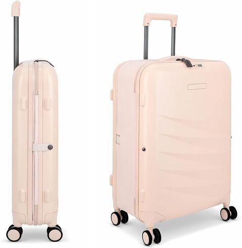 ROLLINK Foldable Mono Carry-On Suitcase 21" – Foldable Hardshell Luggage, Double Spinner Wheels, TSA Lock, Lightweight & Durable Travel Case – Scratch, Water & Impact Resistant (Hedge Green) in Saudi Arabia