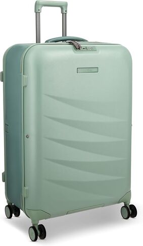 ROLLINK Foldable Mono Carry-On Suitcase 21" – Foldable Hardshell Luggage, Double Spinner Wheels, TSA Lock, Lightweight & Durable Travel Case – Scratch, Water & Impact Resistant (Hedge Green) in Saudi Arabia