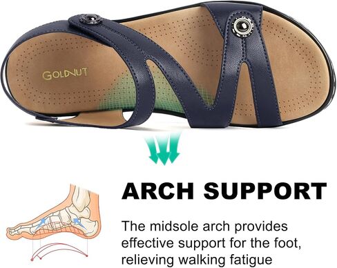 Flat Sandals For Women Dressy, Ankle Strap Arch Support Walking Comfortable Flats Open Toe Sandal in Saudi Arabia