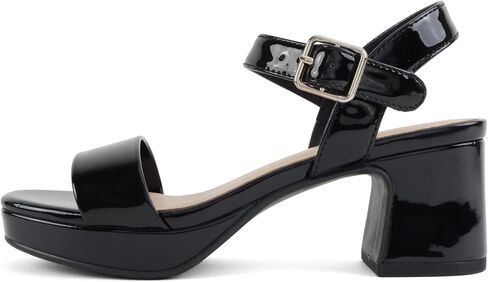 Soda Kasel-2 ~ Little Kids/Children/Girls Square Toe Dress Sandal with Adjustable Ankle Strap in Kuwait