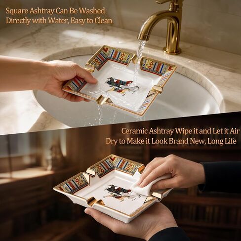 Scotte Cigar Ashtray top Grade Luxury Ashtray Fashion Cigar ashtrays four Slot Design in Saudi Arabia
