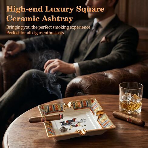Scotte Cigar Ashtray top Grade Luxury Ashtray Fashion Cigar ashtrays four Slot Design in Saudi Arabia