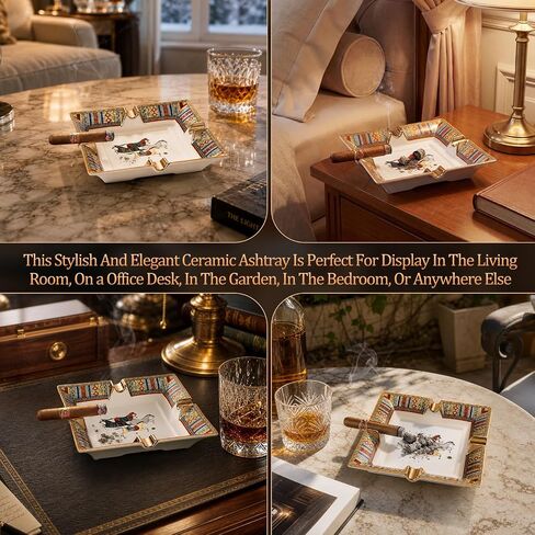 Scotte Cigar Ashtray top Grade Luxury Ashtray Fashion Cigar ashtrays four Slot Design in Saudi Arabia