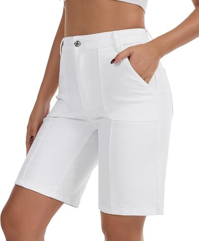 VIPONES Bermuda Shorts for Women High Waisted Jean Shorts Casual Summer Trendy Outfits Stretchy Denim Shorts in Saudi Arabia