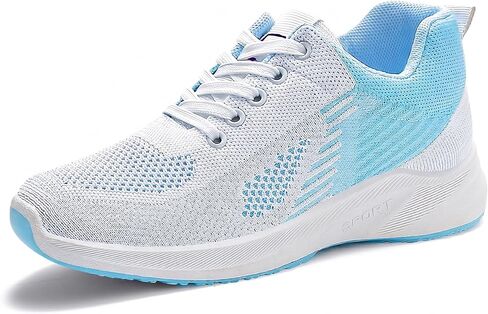 Padgene Womens Sneakers Lightweight Tennis Walking Shoes Sports Running Shoes for Woman Mesh Breathable Gym Fashion Sneakers Athletic Comfortable Casual in Kuwait