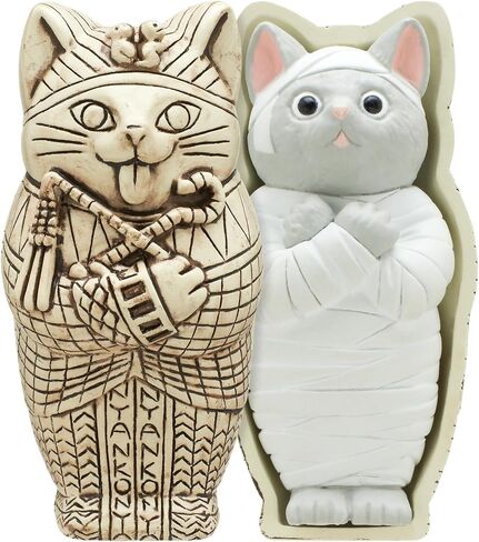 Kitan Club Mummy Cat Figure Blind Box - 1 of 5 Collectable Mini Figurines - Fun, Versatile Decoration in Saudi Arabia