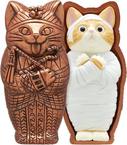 Kitan Club Mummy Cat Figure Blind Box - 1 of 5 Collectable Mini Figurines - Fun, Versatile Decoration in Saudi Arabia
