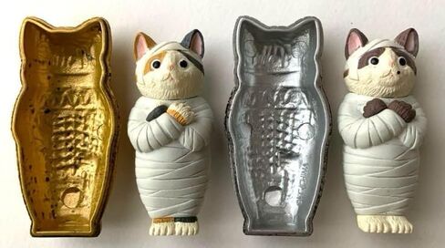 Kitan Club Mummy Cat Figure Blind Box - 1 of 5 Collectable Mini Figurines - Fun, Versatile Decoration in Saudi Arabia