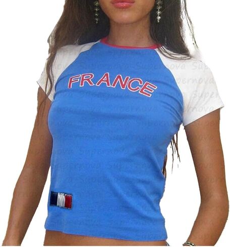 Womens Vintage Graphic Baby Tees Brazil Mexico Shirt Summer Y2k Going Out Crop Top 90s Streetwear in Kuwait