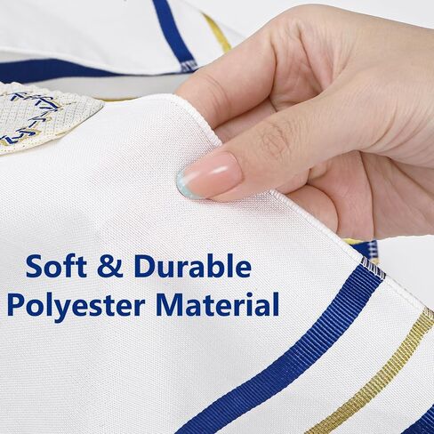 Peohud Tallit Prayer Shawl with Bag, 72 x 21 Inches Messianic Prayer Cloth for Men and Women in Kuwait