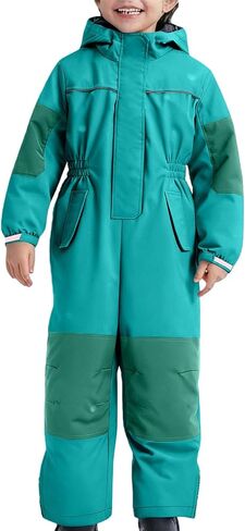 Kids One Piece Snow Suit Boys Girls Waterproof Windproof Snowsuit Toddler Ski Suits Winter Outdoor Overalls Snowboarding in Kuwait