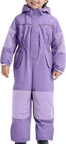 Kids One Piece Snow Suit Boys Girls Waterproof Windproof Snowsuit Toddler Ski Suits Winter Outdoor Overalls Snowboarding in Kuwait