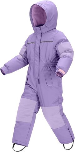 Kids One Piece Snow Suit Boys Girls Waterproof Windproof Snowsuit Toddler Ski Suits Winter Outdoor Overalls Snowboarding in Kuwait