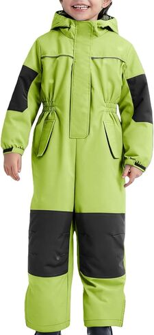 Kids One Piece Snow Suit Boys Girls Waterproof Windproof Snowsuit Toddler Ski Suits Winter Outdoor Overalls Snowboarding in Kuwait