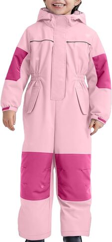 Kids One Piece Snow Suit Boys Girls Waterproof Windproof Snowsuit Toddler Ski Suits Winter Outdoor Overalls Snowboarding in Kuwait
