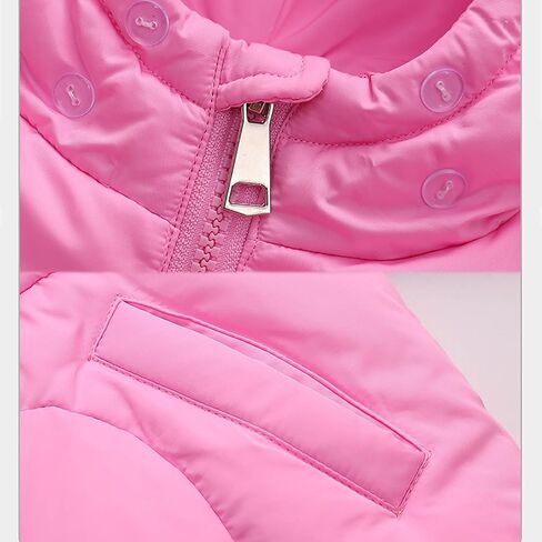 Snow Suit for Kids Thermal Thicken Waterproof Skibib Pants and Jackets Windproof Winter Snowsuit for Boys Girls 1-6Y in Kuwait