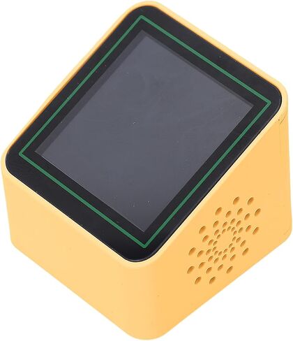 Smart Weather Clock Digital Alarm Clock with WiFi Auto Time Sync Temperature Humidity Display for Bedroom Living Room Office (Orange) in Saudi Arabia