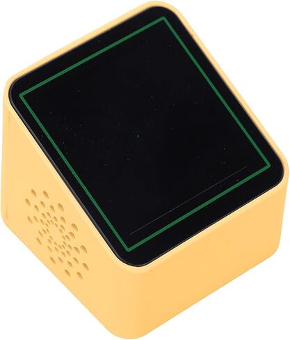 Smart Weather Clock Digital Alarm Clock with WiFi Auto Time Sync Temperature Humidity Display for Bedroom Living Room Office (Orange) in Saudi Arabia