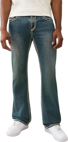 بنطلون جينز True Religion Billy Rope Stitch Flap للرجال - 34 بوصة - جينز كلاسيكي من الدينيم للرجال in Kuwait