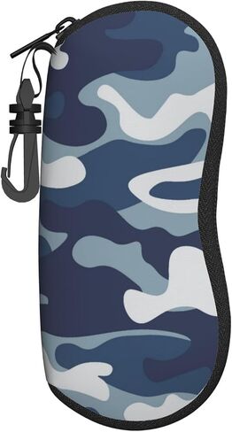 Sunglasses Soft Case for Women Men, Ultra Light Glasses Case Neoprene Eyeglass Pouch with Belt Clip in Saudi Arabia